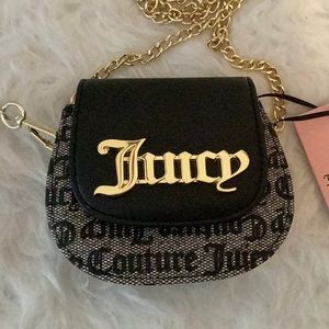 NWT, Juicy Couture Navy crossbody chain bag